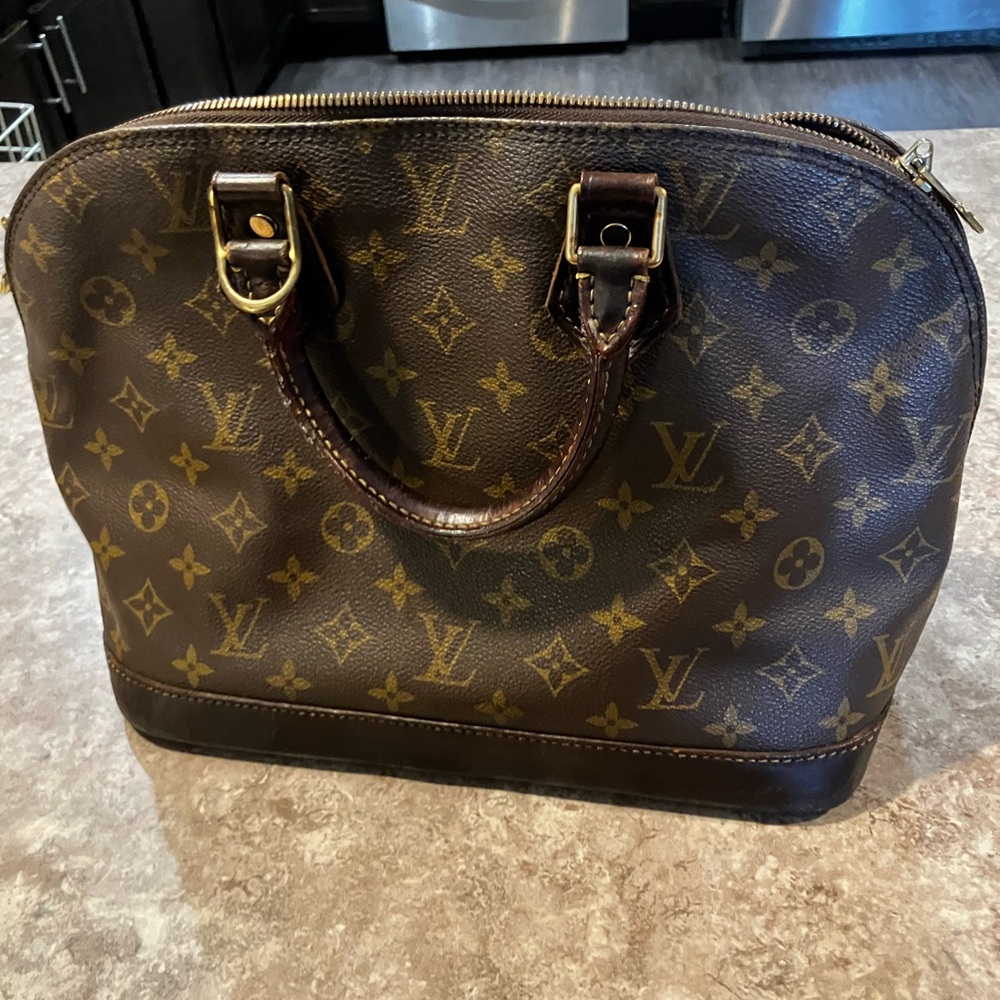 Louis Vuitton Alma PM Brown Monogram Handbag - REFURBISHED Vintage